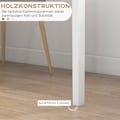 Miniatyrbillede 5 af 10: Rootz Køkkenbord - Spisebord - Firkantet bord - Moderne Design - Massivt fyrretræ - 75cm x 75cm x 76cm - Hvid
