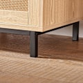Miniatyrbillede 9 af 9: Rootz Skoskab - Skostativ - Skoopbevaring - PVC Rattan - Industrielt look - 110cm x 49cm x 40cm