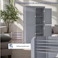 Miniatyrbillede 4 af 5: Rootz badeværelse skab - køkkenskab - MDF -opbevaringsenhed - Rumbesparende design - 30 x 60 x 110 cm
