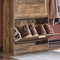 Miniatyrbillede 7 af 9: Rootz Skoskab med 3 klapper - Skovipper - Skokommode - Pladsbesparende design - Sikker vippelås til væg - Alsidig opbevaring - 60 cm x 115 cm x 23 cm