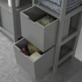 Miniatyrbillede 7 af 8: RootzTall badeværelsesopbevaringsskab med 3 hylder og 2 skuffer