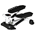 Pikkukuva 1 / 6: Rootz Mini Stepper - Mini Bike - Kuntoilupyörä - LCD-näyttö kahdella suurella polkimella - Metalli - ABS - Valkoinen/musta - 48 x 34 x 21 cm