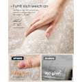 Miniatyrbillede 3 af 8: Rootz Boho -tæppe - Fluffy Area Rug - Brown Mat - Soft Tekstur - 140 cm x 200 cm