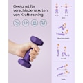 Miniatyrbild 6 av 11: Rootz 2-delade hantlar - Handvikter - Styrketräning - Neoprenbeläggning - 13,5 cm x 6,5 cm - 2 x 1 kg