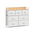 Miniatyrbillede 1 af 9: Rootz White Oak kommode - Soveværelsesorganisering - Opbevaringsskuffer - Spånplade - 28,5 cm x 98 cm x 85 cm