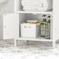 Miniatyrbillede 7 af 7: Rootz badeværelses kommode - Opbevaringsskab - MDF Organizer - 41cm x 86cm x 36cm - Tipbeskyttelse - Robust design