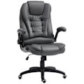 Pikkukuva 10 / 10: Rootz Executive -tuoli - Tietokonetuoli - Työtuoli - Keinonahka - Säädettävä korkeus - 60cm x 69cm x 111-121cm