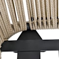 Miniatyrbillede 5 af 6: Rootz Havemøbler - 3-delt siddegruppe - 2 stole - Sidebord - Sæde & rygpuder - Hærdet glas - Bordplade - Kunstrattan - PE Rattan-polyester - Grå - 42W
