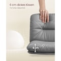 Miniatyrbillede 5 af 10: Rootz Grey 2-delt sæt barstole - Bordskamler - Køkkenø-sæder - PU-materiale - Metalramme - Skumpolstring - Justerbar højde - Kompakt design - Ergonomi