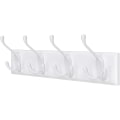 Miniatyrbillede 6 af 9: Rootz væg knagerække - knagerække - 4 knager - knage - frakker - hatte - tasker - hvid - MDF - 40 x 11 x 7 cm