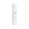 Miniatyrbillede 1 af 6: Rootz Classic White Badeværelsesskab - Opbevaringsenhed - MDF møbel - 10 kg bæreevne - 30 cm x 30 cm x 170 cm