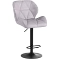 Pikkukuva 5 / 8: Rootz baarijakkara - Säädettävä työtuoli - Kääntyvä baarituoli - Ergonominen muotoilu, kestävä rakenne, helppo koota - samettia ja metallia - 94cm-116