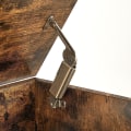 Pikkukuva 5 / 7: Rootz kenkäpenkki - Säilytyspenkki - Penkki säilytystilalla - Kenkien säilytyspenkki - Puinen kenkäpenkki - Lastulevy - Vintage Ruskea - 100 x 40 x 46
