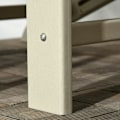 Miniatyrbillede 9 af 9: Rootz klapstolesæt med fodskammel og sidebord - Patio Lounge Chair - Havelænestol - Holdbar HDPE - Ultimativ komfort - Praktisk sidebord - 78cm x 135c