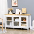 Miniatyrbild 2 av 7: Rootz Sideboard Buffet - Glasskåp - förvaringsskåp - Klassisk design - 120 x 40 x 70 cm