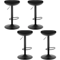 Miniatyrbild 1 av 9: Rootz Swivel Bar Pall Set - Bänkpall - Kökspall - Andas elastiskt tyg - Höjdjusterbar - 41cm x (64-85)cm x 41cm