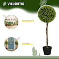 Pikkukuva 5 / 11: Rootzin keinotekoiset eukalyptuspuun sarja 2 - faux -kasvit - koristeelliset puut - helppo hoito - 90 cm
