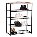 Miniatyrbillede 8 af 8: Rootz Skostativ Organizer - Multifunktionel - Opbevaringshylde - Materialer af høj kvalitet - 30 cm x 43 cm x 63 cm - Industriel retrostil