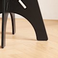 Miniatyrbillede 9 af 9: Rootz træsidebord - Sofabord - Samlebord - Nem montering - Miljøvenlig - Støjreducerende gulvbeskyttere - H48,5 x Ø30,5 cm - Sort