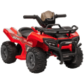 Miniatyrbild 1 av 7: Rootz Elfordon för barn - Mini Elektrisk Quad - Barnmotorcykel - Elektrisk ATV Barnvagn - Elektrisk Quad För 18-36 månader - Röd - 70 x 42 x 45 cm