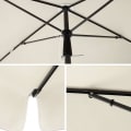 Miniatyrbillede 4 af 7: Rootz Parasol - Balkonparasol - Haveparasol - Sammenfoldelig haveparasol - Udendørs parasol - Haveparasol - Parasolparasol - Paraplyparasol - Beige -
