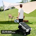 Pikkukuva 2 / 8: Rootz Compressor Cool Box - Kannettava jääkaappi - Camping-jääkaappi - Tilavuus 30/40/50 L - Kaksivyöhyke - Akun suojaus - 2 vyöhykettä - APP-ohjaus -