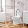 Miniatyrbillede 2 af 9: Rootz Thermoset O-formet toiletsæde - Soft Close Låg - Quick Release - Rustfrit stål Hængsler - Antibakteriel - 37cm x 47,5cm