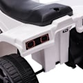 Pikkukuva 4 / 7: Rootz Mini Electric Quad - Lasten sähköiset ATV-rattaat - Sähkömoottoripyörä 2 ajovalolla - Sähköinen mönkijä - Rantaauto - Musta/Valkoinen - 65 x 40