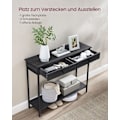 Miniatyrbild 4 av 6: Rootz Konsolbord - Hallbord - Entrébord - Spånskiva och stål - Antracitgrå-bläck Svart - 30cm x 100cm x 80cm
