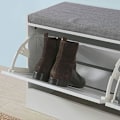 Miniatyrbillede 4 af 7: Rootz Hallway Shoe - Bænksko - Rack Shoe - Skab med flip - skuffe og sædehynde