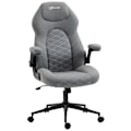 Miniatyrbillede 10 af 10: Rootz Vinsetto Kontorstol - Ergonomisk Skrivebordsstol - Justerbar Højde Stol - Vippefunktion - Sammenfoldelige armlæn - 65,5 cm x 69,5 cm x 112-122 c