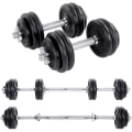 Miniatyrbillede 1 af 7: Rootz håndvægtssæt - Justerbar - Tilslutningsrør - 8 x 2,5 kg - 4 x 1,25 kg - Anti-Slip - Støbejern