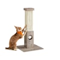 Miniatyrbild 1 av 8: Rootz Skrapstolpe Cat Tree - Cat Scratcher - Cat Climbing Tower - Spånskivakonstruktion - Sisal Rep - 38cm x 38cm x 73cm