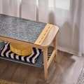 Miniatyrbillede 7 af 10: Rootz skobænk med opbevaring - Entrébænk - Sengebænk - Nem montering - Holdbar - Miljøvenlig - 110 cm x 46 cm x 37 cm