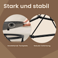 Miniatyrbillede 3 af 4: Rootz 2 Sæt runde sofabord - Stue Bord - Sideborde - Stilfuldt design - 50 cm x 40 cm og 40 cm x 36 cm