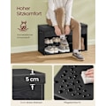 Miniatyrbillede 4 af 6: Rootz Shoe Rack bænk - Skoopbevaring - Entryway Organizer - Spånplade - PU læder - 30cm x 80cm x 44cm