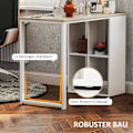 Miniatyrbillede 6 af 11: Rootz Compact Computer Desk - Small Office Desk - Moderne arbejdsområde -bord - Opbevaringsrum - 100 x 54 x 75 cm