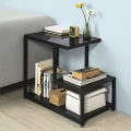 Miniatyrbillede 3 af 8: Rootz Sidebord - Sofabord - Stuebord med opbevaringshylde - B65 x D35 x H55cm