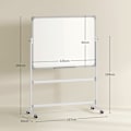 Miniatyrbild 3 av 11: Rootz Mobile Magnet Whiteboard - Rotertable Teaching Board - Writing Display - 360 ° Flexibilitet - 120 x 90 cm