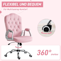 Miniatyrbillede 6 af 10: Rootz Ergonomic Office Chair - Skrivebordsstol - Drejestol - Fløjlsstof - Ekstra tyk polstring - Liggende funktion - 61cm x 61cm x 104-114cm