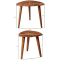 Miniatyrbillede 3 af 5: Rootz Sidebord - Træ Sofabord - Brun - 60 x 56 x 60 cm