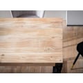 Miniatyrbillede 5 af 6: Rootz Massive spisebord - Industriel stil - Træ spisebord - Håndlavet - Sæder 6 - 140 cm x 80 cm x 76 cm