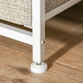Miniatyrbillede 4 af 6: Rootz kommode - Skænk - 7 skuffer - Moderne design - Spånplade - Ikke-vævet stof - Lysegrå - 63,5 cm x 30 cm x 71 cm