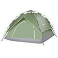 Pikkukuva 3 / 10: Rootz Camping Tent - Double Tent - Family Tent - Automatic Pop Up - Tent - Dark Green - 210 X 210 X 140 cm