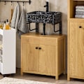 Miniatyrbillede 2 af 9: Rootz badeværelsesopbevaringsskab - Skab under vask - Organizer - Justerbar hylde - MDF,E1 - PB,E1 - Vægt 13,8 kg - 60 cm x 60 cm x 35 cm