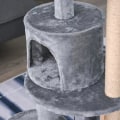 Miniatyrbillede 6 af 10: Rootz Cat Tree - Cat Activity Tree - Ridsestolper - Cat Cave - Cat House - Grå - 48x48x104 cm