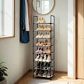 Miniatyrbillede 2 af 5: Rootz Schuhregal 8 niveauer - Skohylde - Skodabinet - Høj stabilitet - 46 x 28 x 145 cm