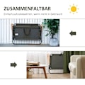 Miniatyrbillede 5 af 11: Rootz 2-personers campingstol - Bærbar havestol - Direktørstol - Komfortable siddepladser - Holdbart stålstel - Sammenfoldeligt design - 141 cm x 67 c