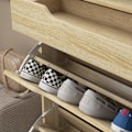 Miniatyrbillede 5 af 7: Rootz Shoe Cabinet - Storage Unit - Entryway Organizer - Justerbar design - 89L x 23W x 96H cm
