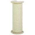 Miniatyrbild 7 av 7: Rootz Scratching Barrel - Corner Scratcher - Corner Design - Space Saving - Creme White - 35cm x 35cm x 85cm